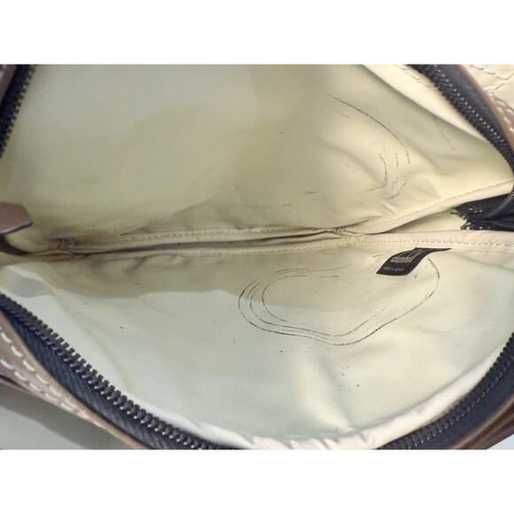 Dunhill Crossbody Messenger / Shoulder Bag &‎ Wristlet Pouch Black - Picture 10 of 16